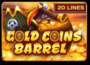 Gold Coins Barrel