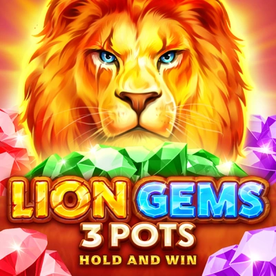 Lion Gems 3 Pots - Hold and Win